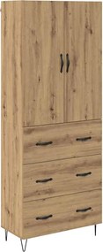 vidaXL Highboard 2 pcs Artisan Oak 69,5 x 34 x 180 εκ.