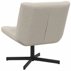 vidaXL Περιστρεφόμενη καρέκλα Ανοιχτό γκρι 63 x 75 x 76 εκ ύφασμα