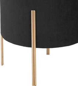 Σκαμπό (Φ33.5x40) A-S Living Black 157171A
