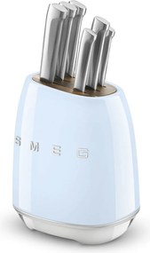 Σετ Μαχαίρια Κουζίνας με Βάση Smeg KBSF02PB