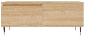 vidaXL Τραπεζάκι Σαλονιού Sonoma Δρυς 90x50x36,5 εκ. Επεξεργασμ. Ξύλο