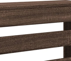 vidaXL Κάλυμμα Καλοριφέρ Καφέ Δρυς 149x20x82 εκ. Επεξεργασμένο Ξύλο