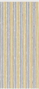 vidaXL Κουρτίνα εντόμων Chenille Γκρι και Μπεζ 100 x 230 cm 100% PP
