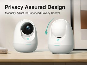 BOTSLAB smart κάμερα C213, 3MP/2K, WiFi &amp; LAN, 360° PTZ, SD