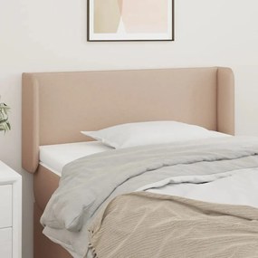 vidaXL Κεφαλάρι με Πτερύγια Καπουτσίνο 83x16x78/88 εκ. Συνθετικό Δέρμα