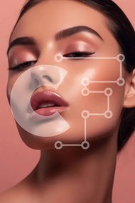 Intra Συλλεκτικό Ξύλινο Παζλ Plywood 4mm - Κομψό πορτρέτο μιας νεαρής γυναίκας Σε Ξύλινο Κουτί - Διαστάσεις Puzzle: 10x10 cm – 25 κομμάτια