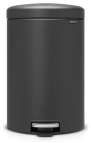Brabantia 649747 Κάδος Απορριμμάτων Πλαστικός με Πεντάλ Γκρι 20lt