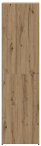 vidaXL Highboard από δρυ 50x42.5x185 εκ. Σχεδιασμένο ξύλο