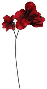 Διακοσμητικό Λουλούδι LOL773K6 Κόκκινο Espiel Πλαστικό