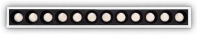 Χωνευτό Γραμμικό Φωτιστικό LED 20W Λευκό 4000Κ Slim Lika 341712 Ideal Lux 341712