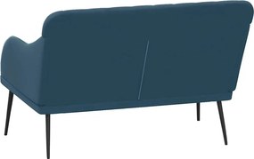 vidaXL Πάγκος Μπλε 110x76x80 εκ. Βελούδινος