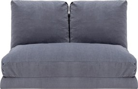 Διθέσιος Καναπές Κρεβάτι Γκρι DIVIR 68x120x62
