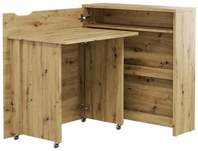 Γωνιακό τραπέζι γραφείου Concept Pro Lenart AH157, Γωνιακός, 93x112x90cm, 43 kg, Artisan βελανιδιά | Epipla1.gr