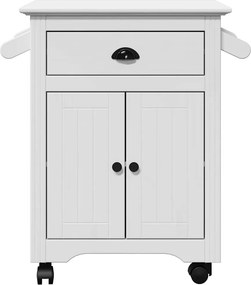 vidaXL Καροτσάκι κουζίνας "BODO" Λευκό 72x45x80 cm