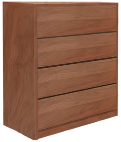Συρταριέρα Kuanger mdf σε καρυδί απόχρωση 80x40x80εκ