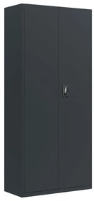 vidaXL Αρχειοθήκη Ανθρακί 90 x 40 x 240 εκ. Ατσάλινη