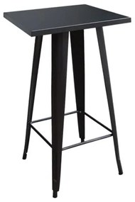 Ε5203,11 RELIX Τραπέζι BAR Μέταλλο Βαφή Μαύρο  60x60x101cm Τραπέζια Bar, , 1 Τεμάχιο