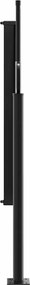vidaXL Σκίαστρο Πλαϊνό Συρόμενο Σκούρο Πράσινο 100 x 300 εκ.