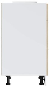 Κάτω ντουλάπι Sonoma Oak 40x46x81,5 cm Κατασκευασμένο ξύλο - Καφέ