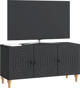 vidaXL Ντουλάπι TV 99 x 34,5 x 50 εκ. Μαύρο Επεξεργασμένο Ξύλο