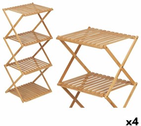 Ράφια CH68220-5 2 Φυσικό Bamboo 40 x 92,5 x 33,2 cm (4 Μονάδες)