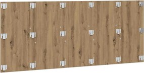 vidaXL Κεφαλάρι Κρεβατιού Δρυς τεχνίτης 200x1,5x80 εκ