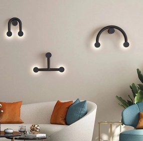 LED Απλίκα Τοίχου Rigoberta Wall Indirect Curved 12,4W Λευκό