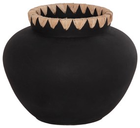 Intrahome ΔΙΑΚΟΣΜΗΤΙΚΟ ΒΑΖΟ SCASABLANCAINCASABLANCALTCASABLANCAIE-VICCASABLANCALTCASABLANCAIORICASABLANCA(L) ΤΕΡΑΚΟΤΑ ΜΑΥΡH-ΠΛΕΞΗ ΨΑΘΑΣ ΣΤΟ ΣΤΟΜΙΟ Φ32x26,5Υεκ. intraho-1536198