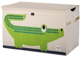 Κουτί για παιχνίδια με καπάκι "Crocodile" 3Sprouts