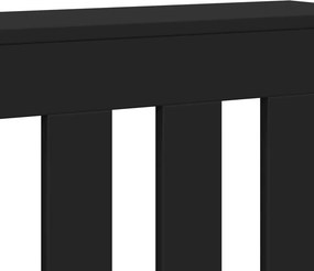 vidaXL Καπάκι Καλοριφέρ Μαύρο 175 x 20 x 82 cm Επεξεργασμένο Ξύλο