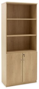 Intrahome Βιβλιοθήκη γραφείου επαγγελματική SIERRARA Intrahome χρώμα sonoma 80x40x200εκ | SKU: INTRAPA-170111152