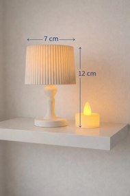 Stewehome Διακοσμητικό φωτιστικό LED κερί Λευκό