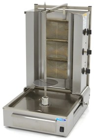 Kebab Grill - 3 Burners - 40kg Meat - Gas