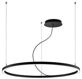 Φωτιστικό Οροφής Verdi 4224201 127x500cm Led 4100Lm 61W 4000K Black Viokef Aluminium