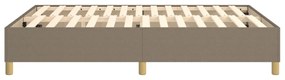 ΠΛΑΙΣΙΟ ΚΡΕΒΑΤΙΟΥ BOXSPRING TAUPE 140X200 ΕΚ. ΥΦΑΣΜΑΤΙΝΟ 3120965