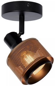 Φωτιστικό Οροφής Lucide 77980-01-30 RAFA Μαύρο Ματ (Black Mat)|Οξυντέ (Bronzed)