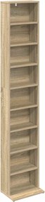 vidaXL Ντουλάπα CD 2 τμχ. Sonoma Δρυς 33 x 23,5 x 175 εκ.