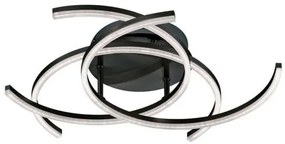 Φωτιστικό Οροφής LED Μαύρο Visby 21278 Fischer Honsel-21278-Μαύρο 21278