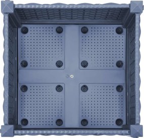 vidaXL Ζαρντινιέρα 40 x 40 x 71 εκ. από Πολυπροπυλένιο