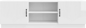 vidaXL Ντουλάπι TV Γυαλιστερό Λευκό 150 x 31 x 47 εκ