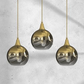 Κρεμαστό Φωτιστικό Monte 3xE27 Χρυσό