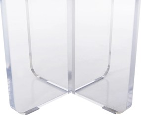 ΤΡΑΠΕΖΙ ΣΑΛΟΝΙΟΥ ACRYLON HM9779.01 HPL ΛΕΥΚΟ ΜΑΡΜΑΡΟ-ΑΚΡΥΛΙΚΟ ΠΟΔΙ Φ40x41Υεκ.