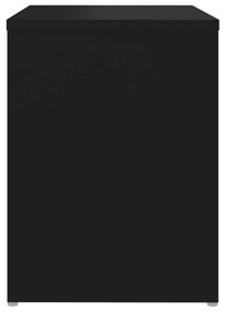 vidaXL Κομοδίνο Μαύρο 40 x 30 x 40 εκ. από Μοριοσανίδα