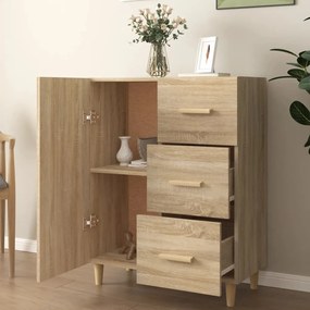 vidaXL Ντουλάπι Sonoma Δρυς 69,5 x 34 x 90 εκ. από Επεξεργασμένο Ξύλο