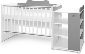 BED MULTI 190/72 COLOUR WHITE/STONE GREY