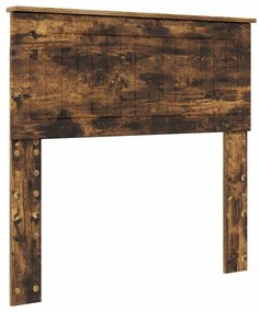 vidaXL Κεφαλάρι Καπνιστό Δρύς 90 cm Επεξεργασμένο ξύλο