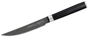 Μαχαίρι Κρέατος MO-V SM-0031B Stonewash 13,5cm Black Samura Ανοξείδωτο Ατσάλι