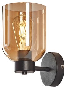 Φωτιστικό Επίτοιχο Braytron BV01-00047 Μελί (Amber)