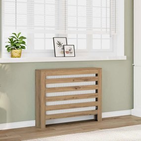vidaXL Καπάκι Καλοριφέρ Δρυς 104 x 20 x 82 cm Επεξεργασμένο Ξύλο