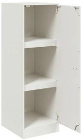vidaXL Μπουφές Λευκός 34,5x39x107 εκ. από Ατσάλι